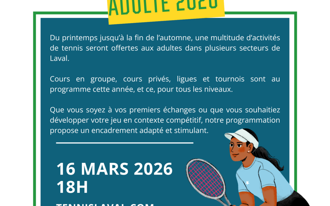 Ouverture des inscriptions pour les activités adultes